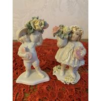 Карл Энс! Дети с букетами цветов