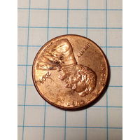 1 цент США  2005 год
