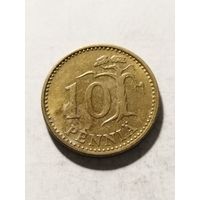 Финляндия 10 пенни 1963
