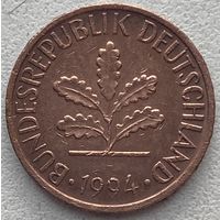 Германия 1 пфенниг 1994 г. J