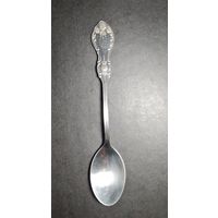 Ложка чайная, серебро 925 звезда СССР, С РУБЛЯ! Лот серебра #1