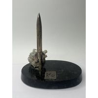 Настольный макет Ракеты серебро 925 пробы 94.65гр