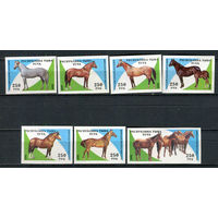 Республика Тыва - 1995 - Лошади - 7 марок. MNH.  (Лот 51JK)-TG2P48
