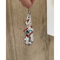 Елочная игрушка заяц с барабаном каталог АМАЛЬГАМА редкость СССР