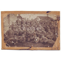 Фото 486 стрелкового полка РККА. 1924-й год. Ленинградская обл. Виды оружия. Автограф.