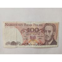 БАНКНОТА 100 ЗЛОТЫХ ПОЛЬША-1988 г