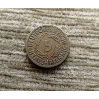Werty71 Германия 5 рентенпфеннигов 1924 F пфеннигов Веймар