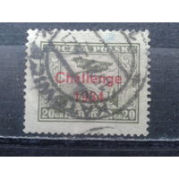 Польша, 1934. Стандарт, авиапочта, надпечатка (Mi-289). Mi-15,0 евро гаш.