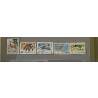 Болгария дикие животные 5шт