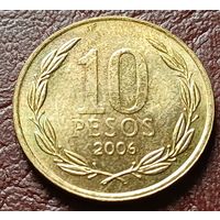 Чили 10 песо, 2006    ( 1-7-2 )