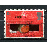 Великобритания - 1995 - Рождество. Птица 19Р - [Mi.1596] - 1 марка. Гашеная.  (Лот 11HZ)-TG3P46