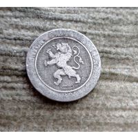 Werty71 Бельгия 5 сантимов 1861 Лев