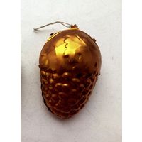 Елочная игрушка Виноград сюрпризница, металл