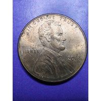 США 1 цент 2018