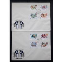 Венгрия 1978г. КПД Спорт.ЧМ по футболу в Аргентине. Полная серия: 8 марок на 2 конвертах.Mi.:3284-3291.