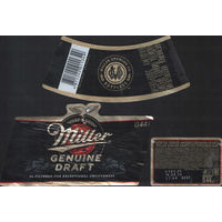 Пивная этикетка - Miller