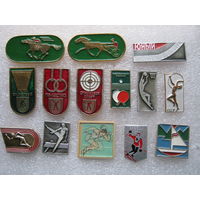 Виды спорта, цена за 1 шт., на выбор.