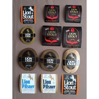 Пивные этикетки из-за бугра, Цейлон (Шри-Ланка), цена за 1 шт., см. все фото и описание лота, ю-217 (3407)