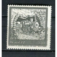 Бразилия - 1977 - Железная дорога - [Mi. 1603] - полная серия - 1 марка. MNH.  (Лот 66HF)-T41P22
