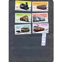 ФИЛИППИНЫ, 1984, ЛОКОМОТИВЫ, серия 6м гашен