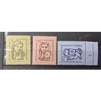 Германия, ГДР 1956 г. Mi.548-550 MNH** полная серия