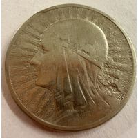 2 злотых 1933 г.  Польша.  Ядвига.  Серебро