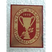 Значок Футбол Кубок Кубков Динамо Киев 1975 г.