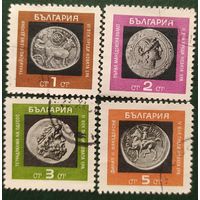 Болгария 1967 монеты 4 из 6, без клея.