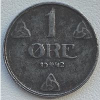 Норвегия 1 эре 1942 г.