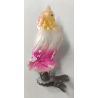 Елочная игрушка СССР. Голубь.