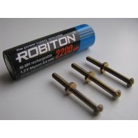 Винт длиный с гайкой латунные (в количестве), за штуку .