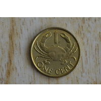 Сейшельские острова 1 цент 2004 с 1 руб