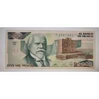 Мексика 2000 песо 1989