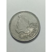 Гватемала 25 сентаво 1987   года .