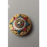 Знак Белорусское добровольное пожарное товарищество (БДПТ) - золотой (1 вариант)