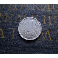 1 пфенниг 1977 (A) Германия ГДР #10 AU