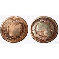 Герцогство Миланское. 1/2 сольдо 1776. Редкая