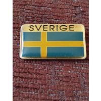 Знак. Флаг Швеции.