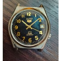 Винтажные часы AUTO 5механизм 25 камней , заводишь идут , ТО не проводилось