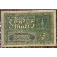 Банкнота 50 марок 1919 год. Веймарская республика.