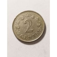 Мальта 2 цента 1972