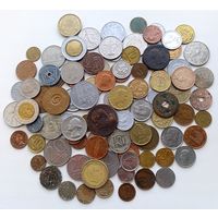 Интересный Лот монет мира 100шт(+-1 )монета мира без повторов СССР Украины и РФ+бонус.С 1 рубля!3 дня! Распродажа!