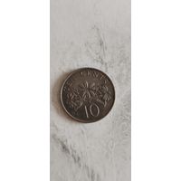 Сингапур 10 цент 1988