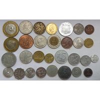 Монеты разных стран 30 штук