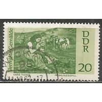 ГДР. Художник Ганс Тома. Пастушка. 1967г. Mi#1288.