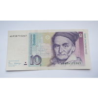 Германия ФРГ 10 марок 1989г.