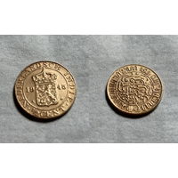 Голландская Ост-Индия 1/2 цента 1945 г