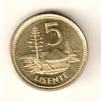 Лесото 5 лисенте 1998