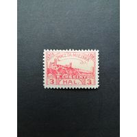 Польша 1919 Марка из серии "Checiny" "Виды города: POCZTA MIEJSKA" (чистая* с наклейкой)