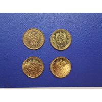 Польша остатки погодовки 5 грошей. Цена за ОДНУ монету любого года